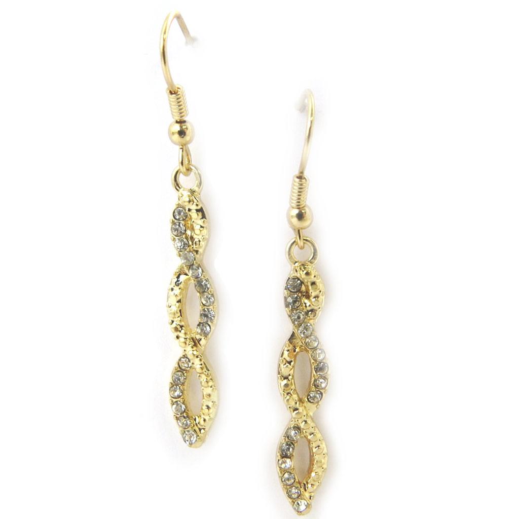 Les Trésors De Lily [M1871] - Designer Earrings 'Sissi' White Gold