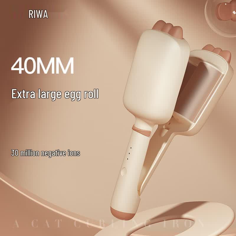 Rewa 40mm French Egg Roll Curling Iron CN plug (adapter included)