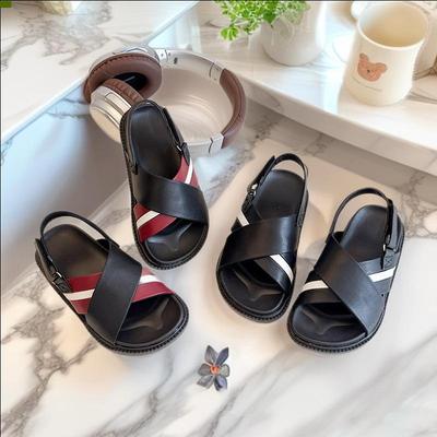 2025 Sommer Lässige Jungen-Strandsandalen mit offenen Zehen - Koreanischer Stil Weiche Sohle für Kinder