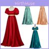 Elegant Vintage Victorian Empire Waist Regency Ball Gown Polyester Dress