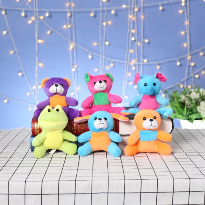New Product Colorful Bear Plush Toy Doll Doll Gift Boys and Girls Gifts