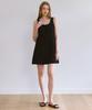 Laminez Cotton Lace Mini Dress - Black