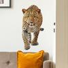Fun-b27 Simulation Animal Majestic Leopard Bedroom Living Room Home Background Decoration Wall Sticker