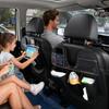 Car Seat Back Storage Bag Leather Car Seat Organizer With Tablet Cup Holder Multifunctional Hanging Seat Back Organizer