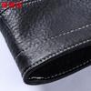 Hengyuanxiang Men's Hooded Genuine Leather Jacket