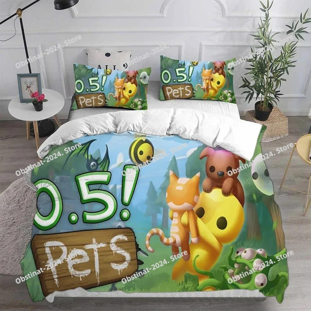 Cartoon Game Wobbly&Life Duvet Cover Pillowcase Bedding Set Adult Boys Girls Bedroom Decoration Children Gift Single Double Size
