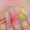 Nail Gel, Rainbow Dopamine Series, Spring Summer Fashion, High Saturation Shine, LED Nail Art, Gradient Effect, DIY Nail Design