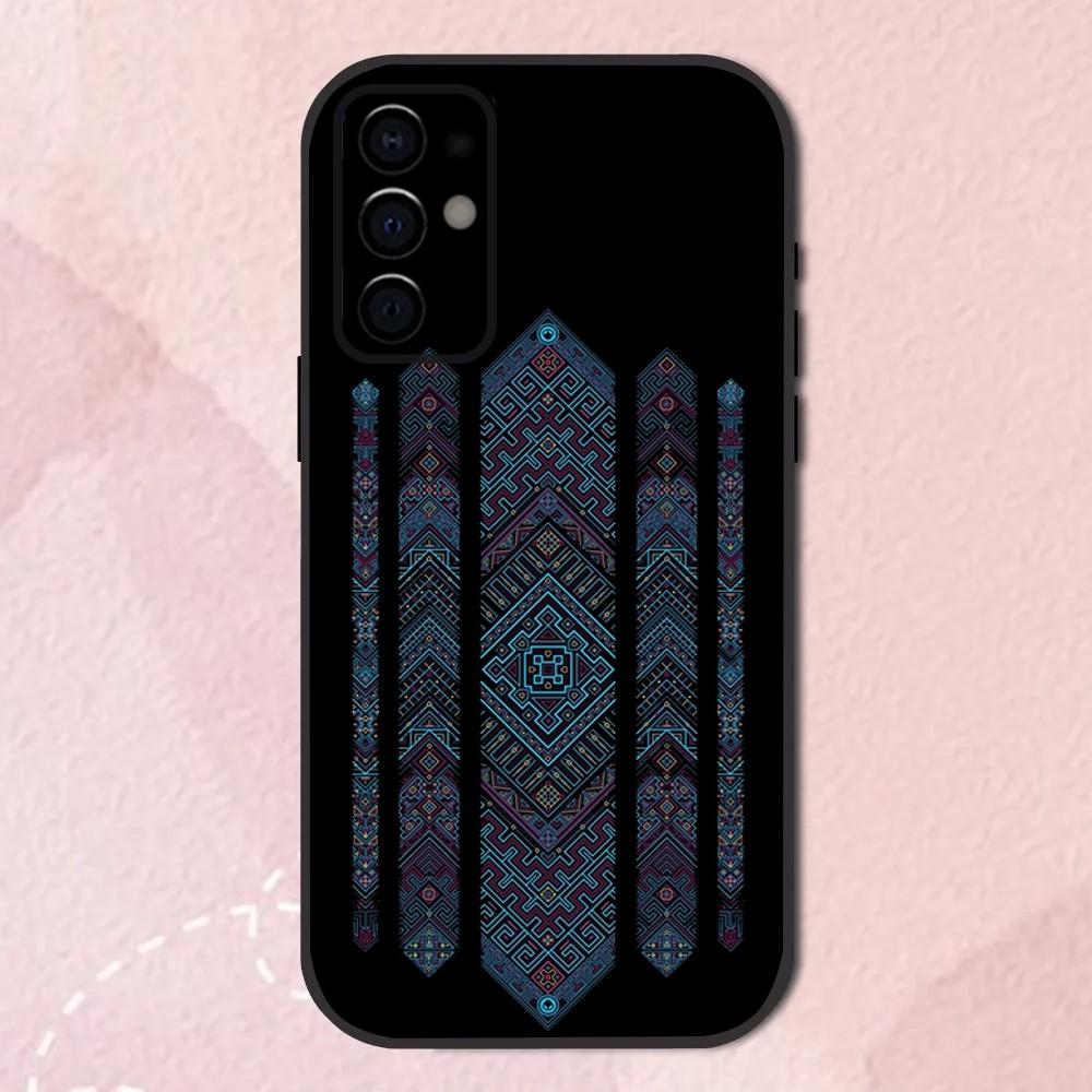G-Ukraine Ornament pattern Phone Case For Samsung S24,S21,S22,S23,S30,Ultra,S20,Plus,Fe,Lite,Note,10,9,5G Black Soft Shell