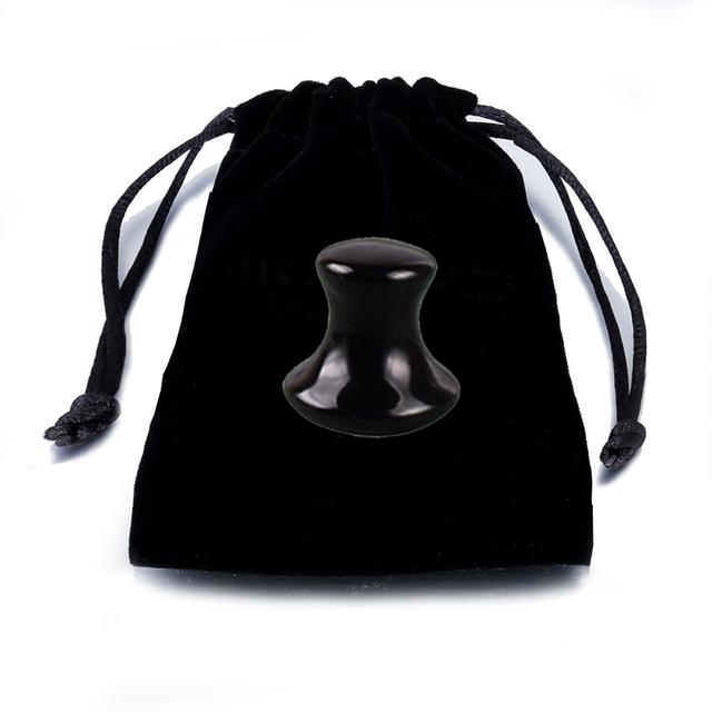 Natürliches Rosenquarz Gua Sha Schabmassagegerät Pilzform Kristall Guasha Stein Für Spa Entspannende Meditation Massagegerät
