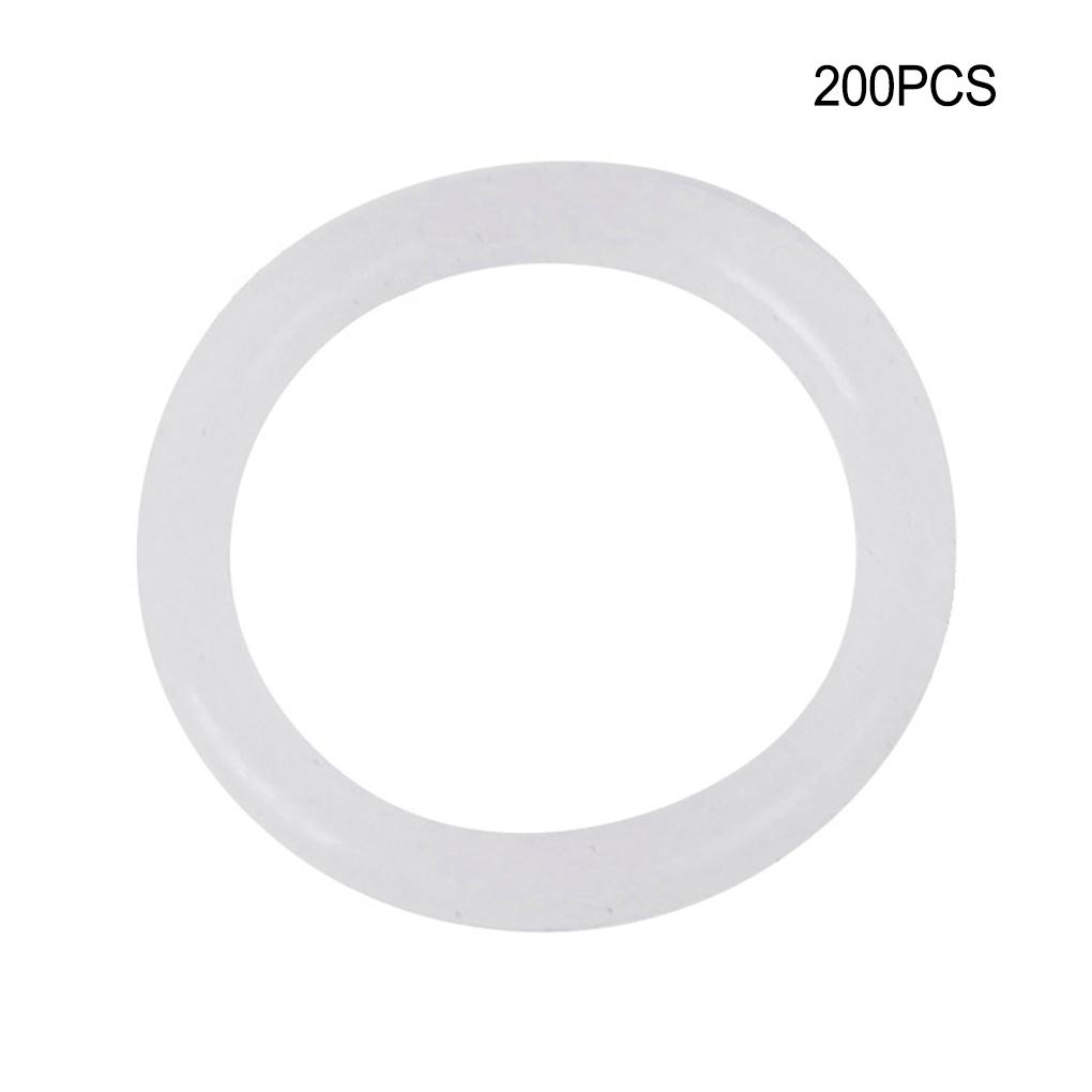 200 Stück Silikon O-Ring Sortiment Auslaufsichere Dichtringe Haushalt Gummiband Dichtungen Zubehör Ersatzteile