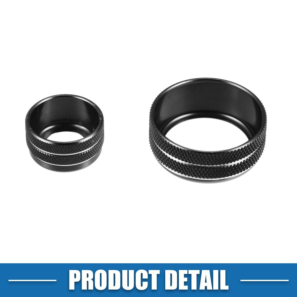 A ABSOPRO Car Console AC Audio Volume Knob Ring Cover for BM W F20