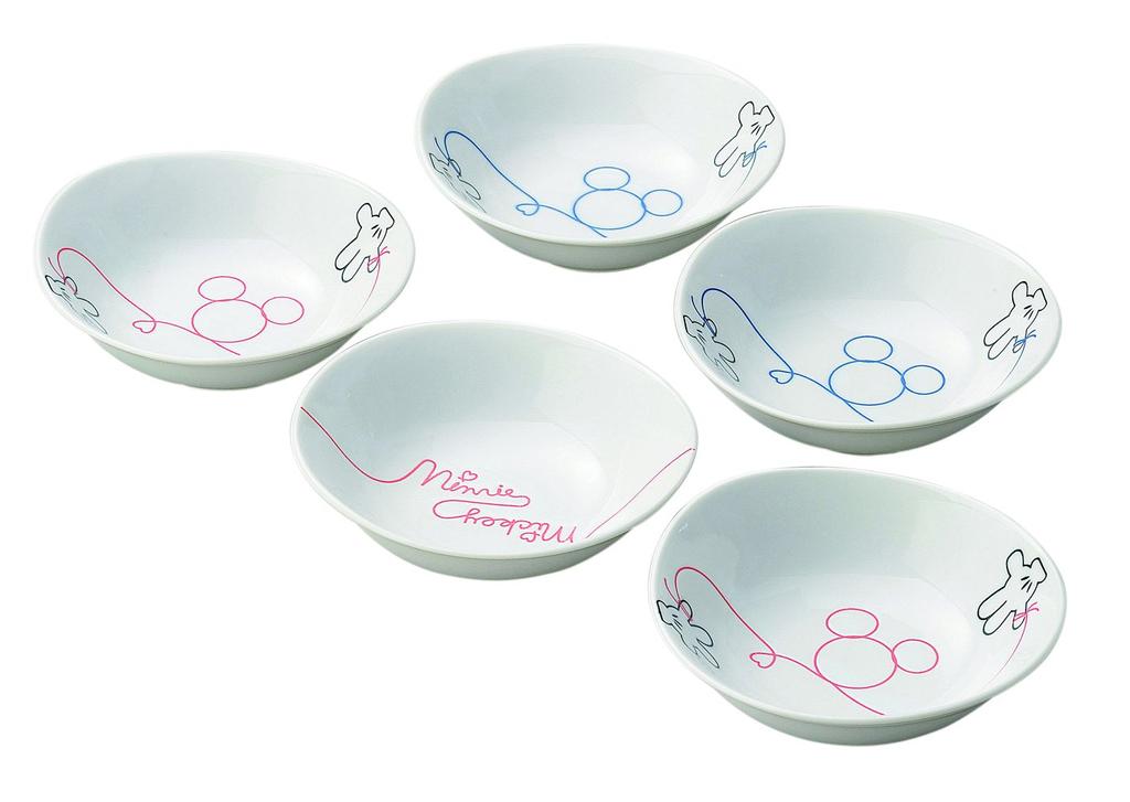 Disney Mickey of Gift Tableware Set Medium Bowl Set Paper Tube Box "Love Destiny" 3180-02