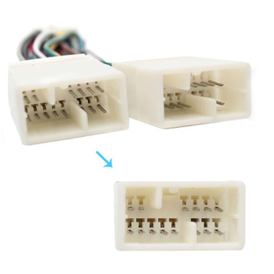 1PC Y-Cable For Honda Accord Civic CRV Car Splitter AUX Changer XM Radio Adapter