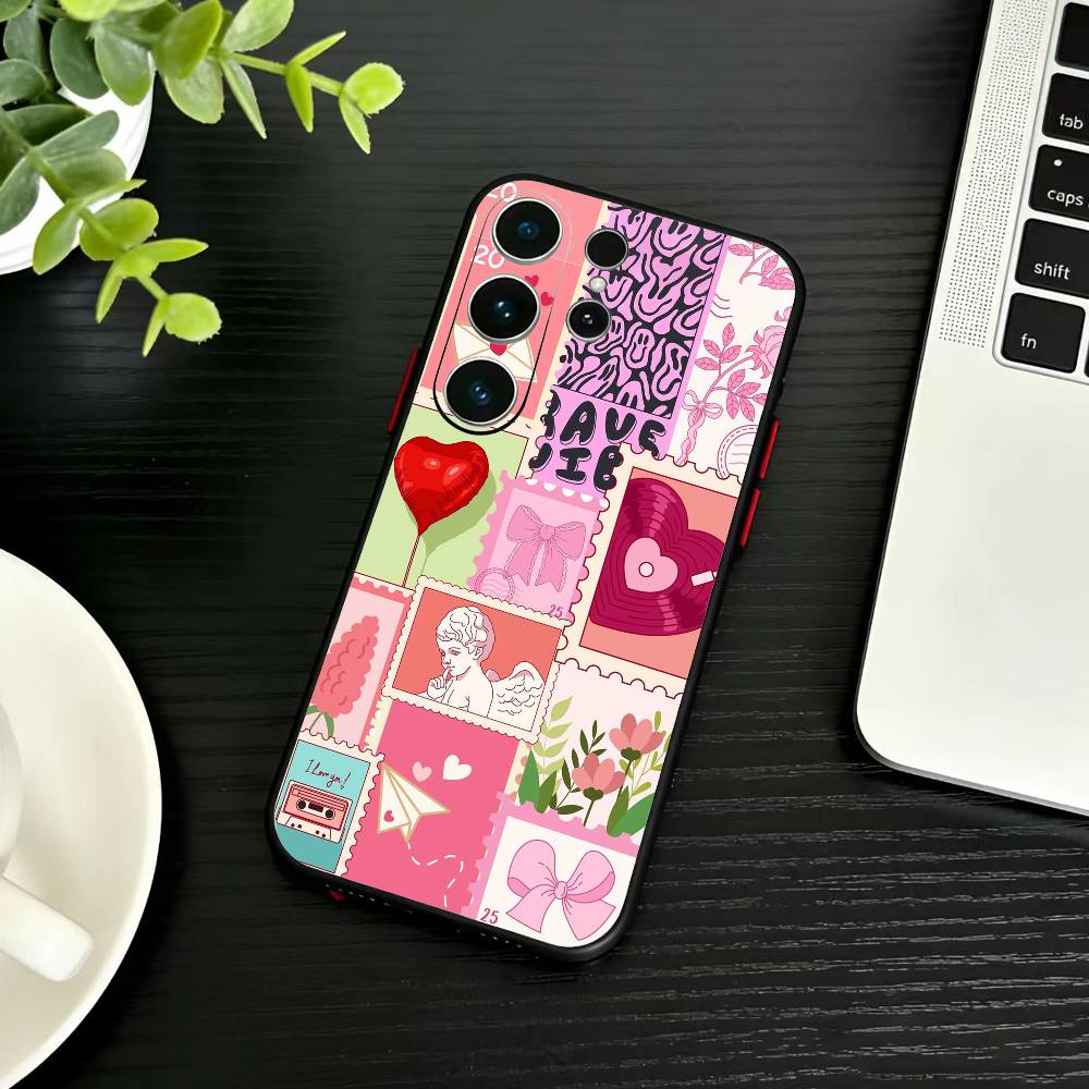 Collage Phone Case For Samsung S26,S25,S24,S23,S22,S21,S20,S30,Ultra,Plus,Fe,Note,5G Black Cover
