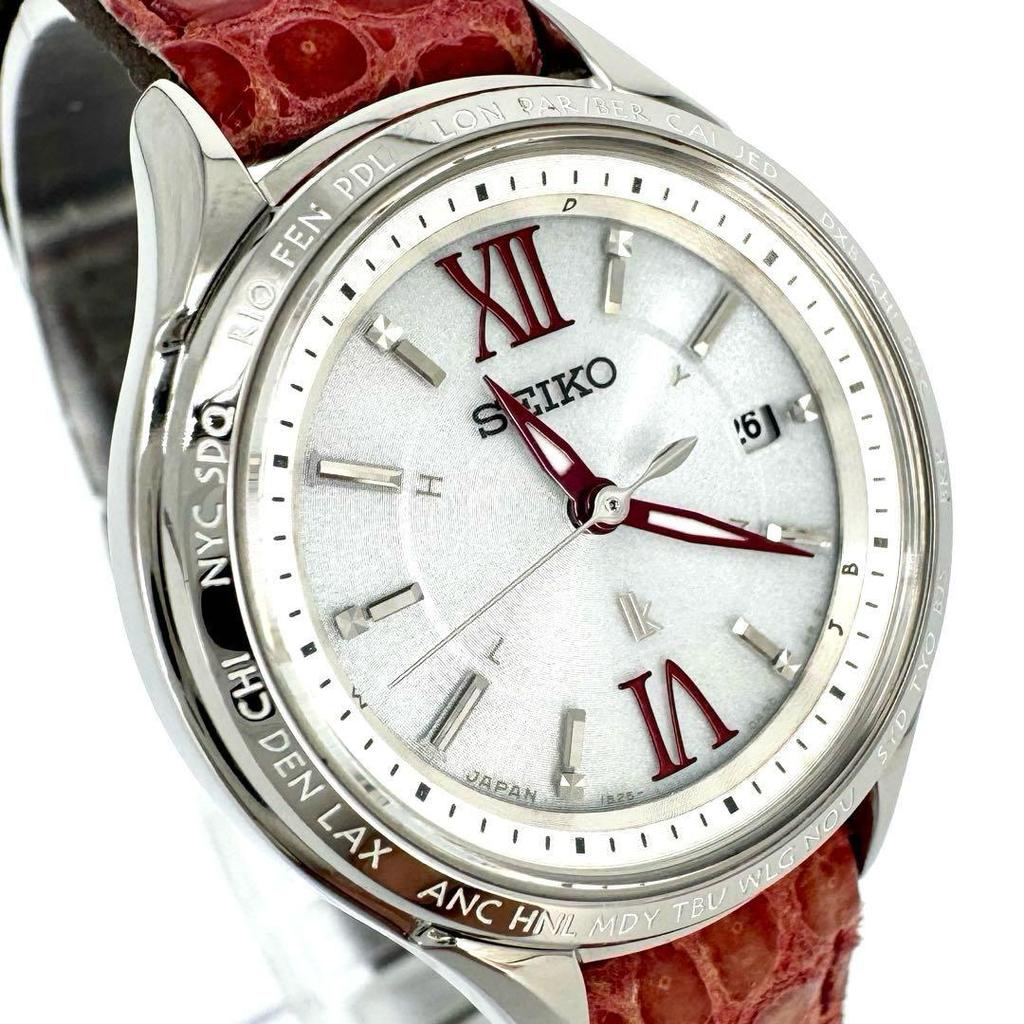 [USED] Working SEIKO lk Lucia solar watch, silver, women's