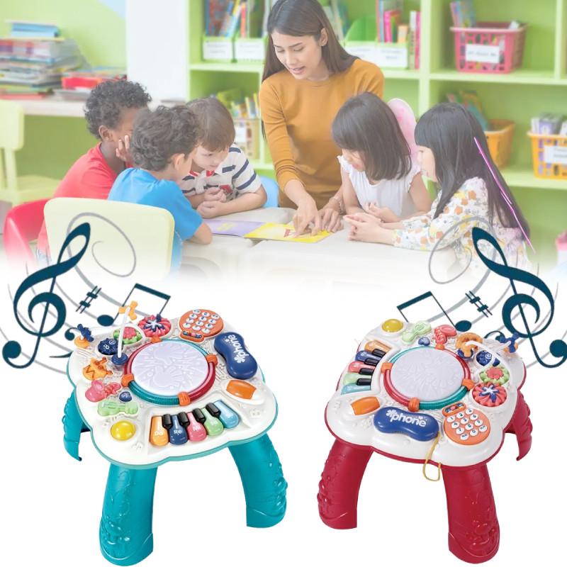Activity Cemirk Baby Table Baby Musical Children Education Toys Activity Center