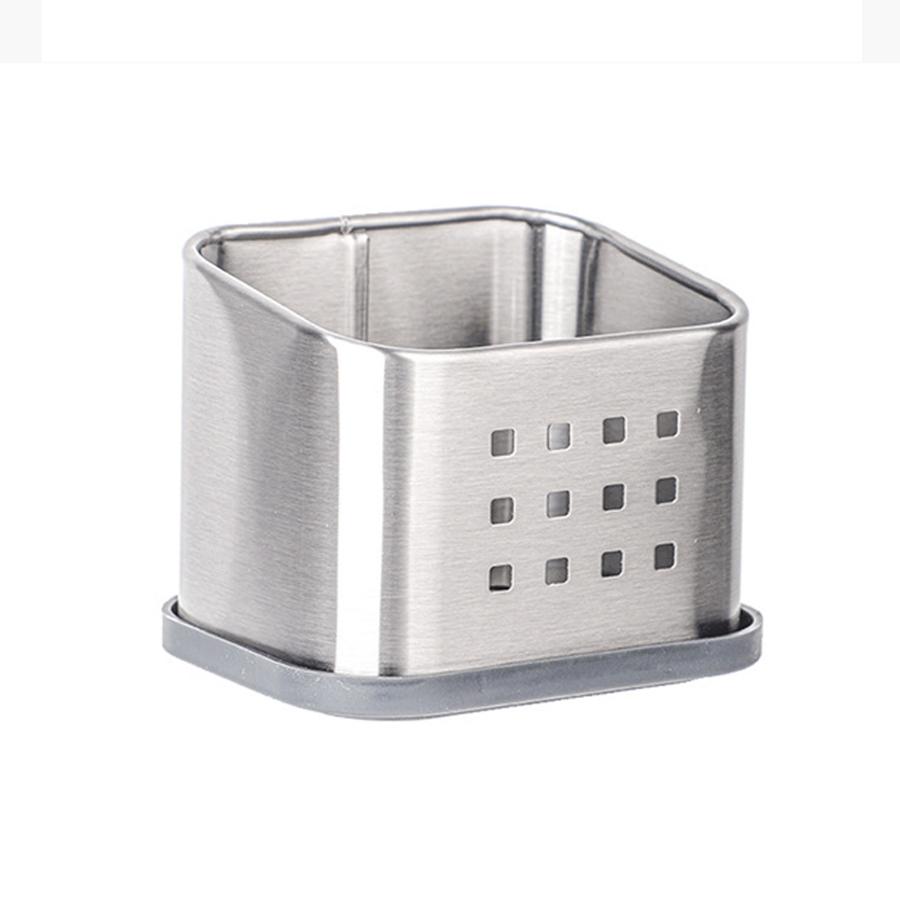 

Стойка для губок из нержавеющей стали, органайзер для полок, бактериостаз, органайзер для кухни, держатель для губок