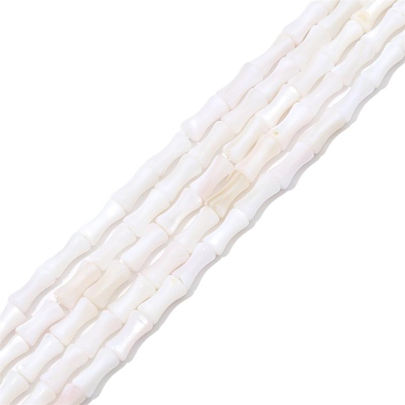 45Pcs Natural Colored Freshwater Bamboo Shell For DIY Necklace Bracelet Earrings Jewelry Making