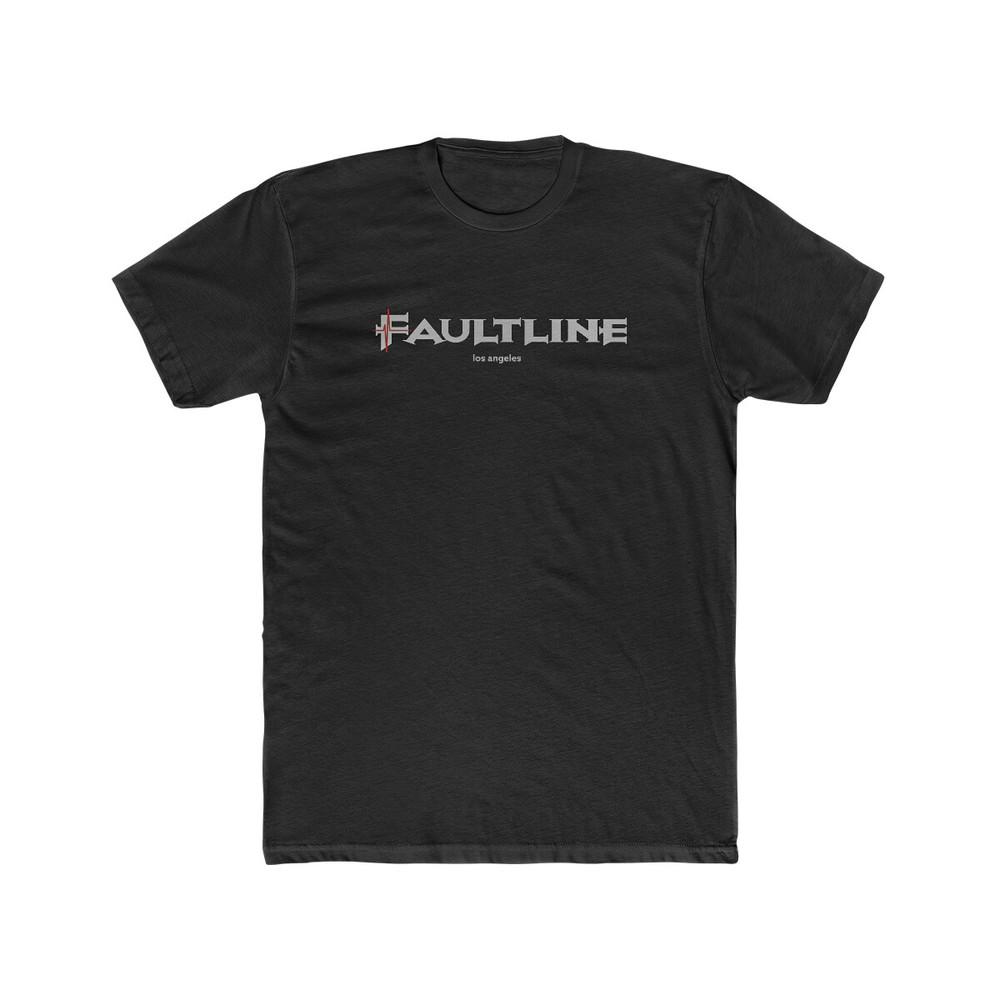 

The FAULTLINE gay leather los angeles bar Men#039;s Cotton Crew Tee Unisex T-Shirt XXXL