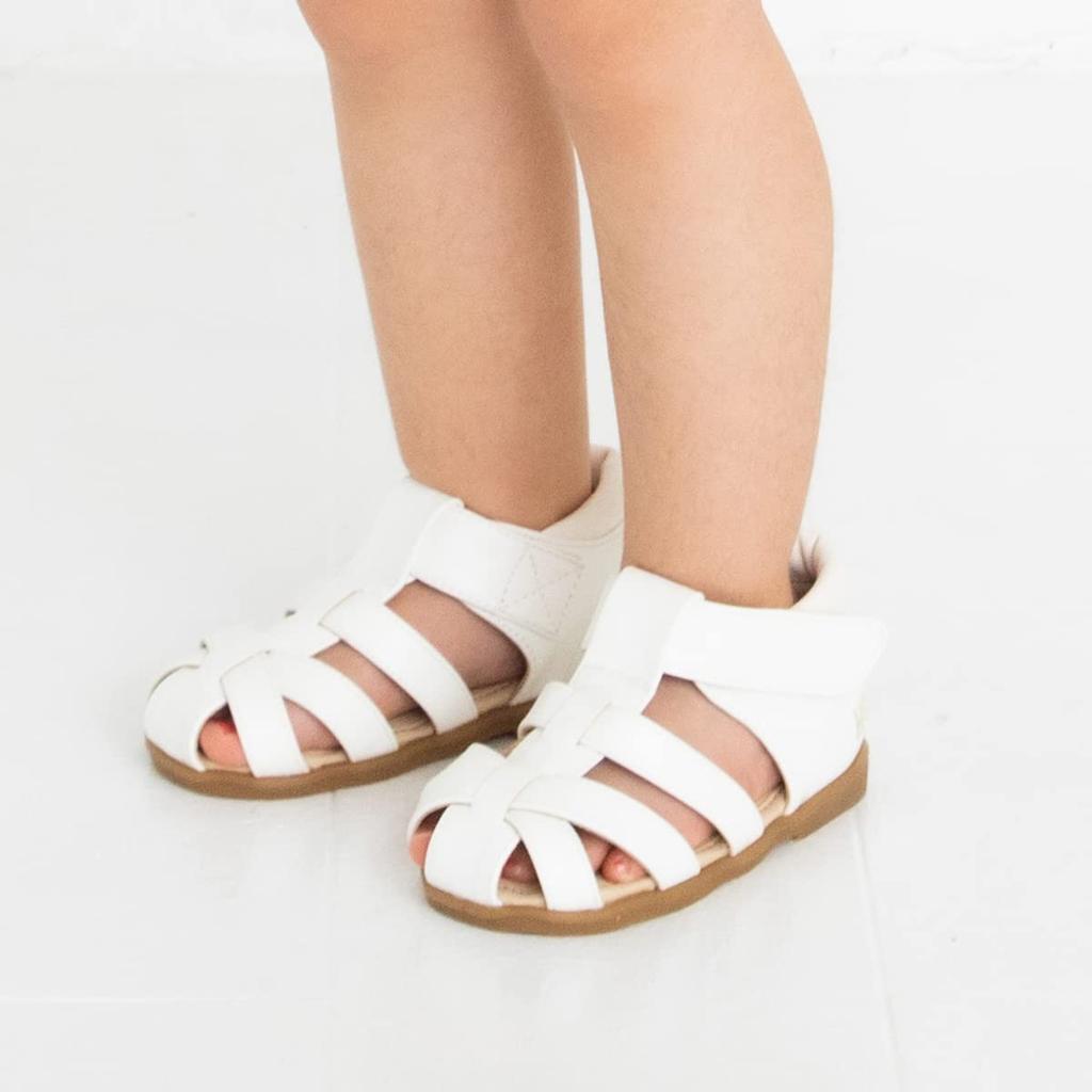 House Hot Baby Sandals for Boys and White [Miki Biscuits] Kids, Girls, 72-9301-820, 13cm,
