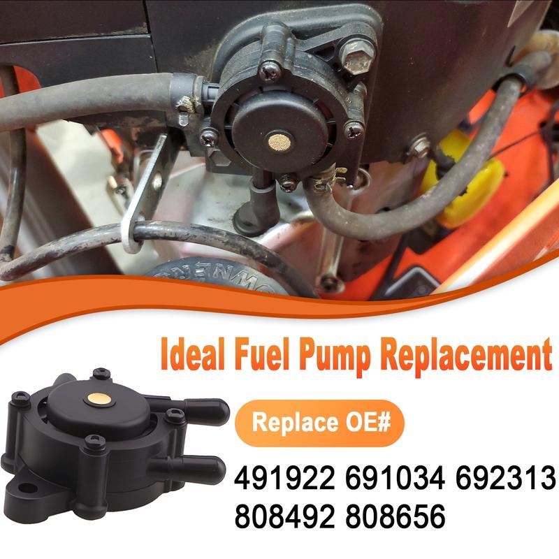 808656 691034 Fuel Pump with Filter for Briggs and Stratton 692313 491922 Kohler 24 393 04-S 16-S for Honda Kawasaki Yamaha