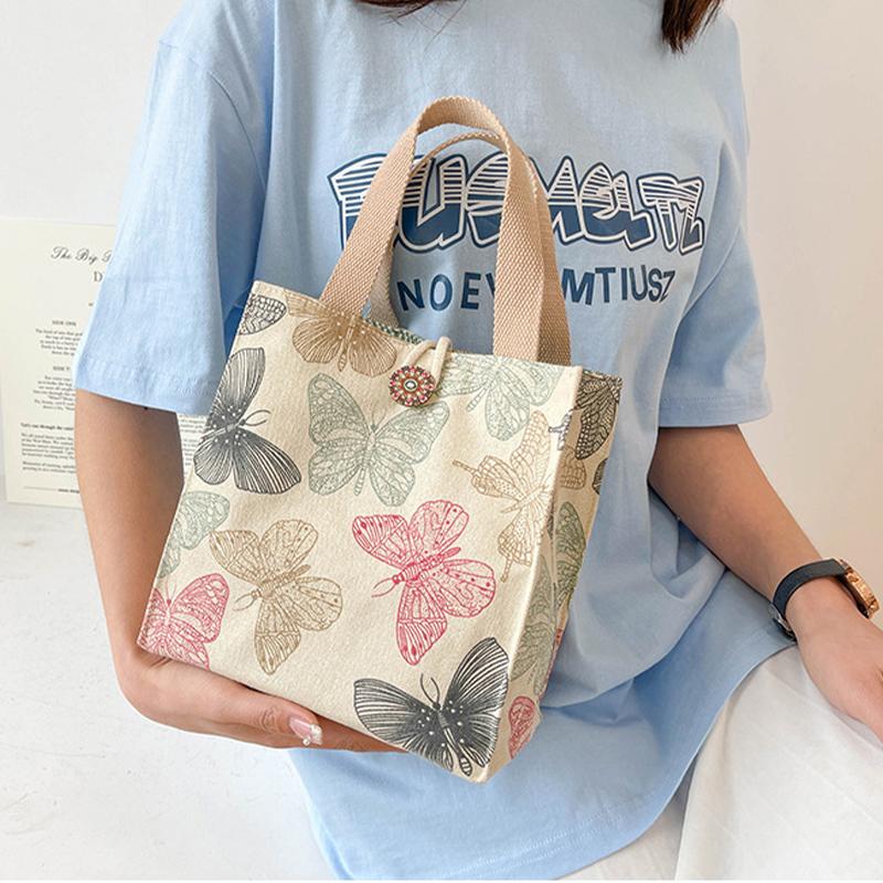 Large Capacity Goes Out To Medium Bento Lunch Box Bag Handbag