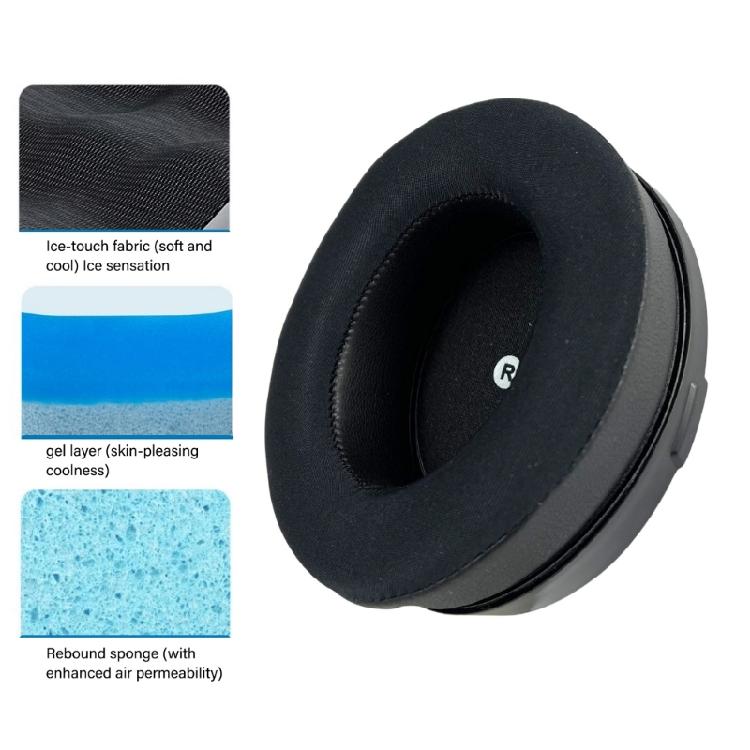 Ice Silk Ear Pad Ear Covers Breathable Sweatproof Surfaces Noise Isolation for PenroseX Headphones Ear Cushions