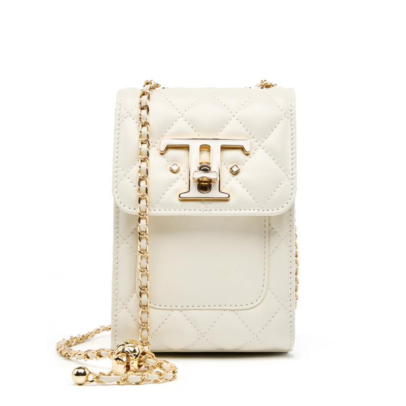 

Женская сумка на цепочке из кожи, новая сумка для мобильного телефона из коровьей кожи, сумка через плечо, сумка-мессенджер, мини-сумка белый