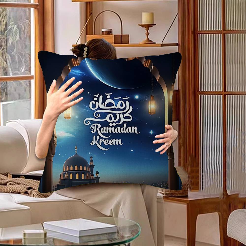 Classic Retro Festival Ramadan Pillow Cover For Bedroom Room And Living Room Sofa Decorative Cushion Cover