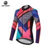 XINTOWN Womens Cycling Jersey Long Sleeve Top Road Bike Riding Moisture Wicking Biking Shirt