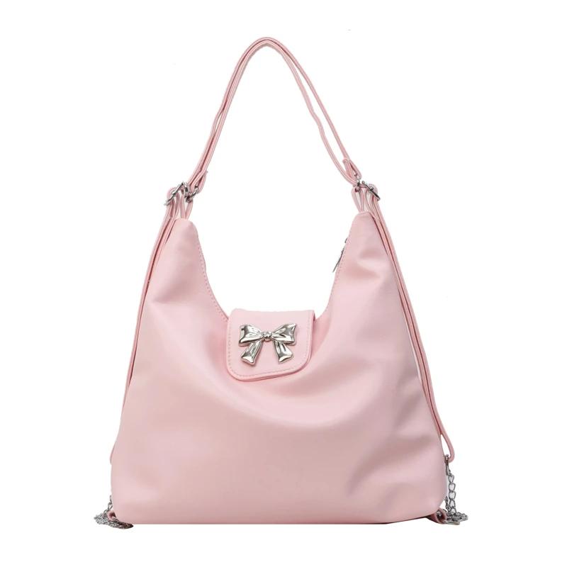 Nähgarn PU Reißverschluss Damen Schultertaschen Trend Pendeln Neue Damen Umhängetaschen