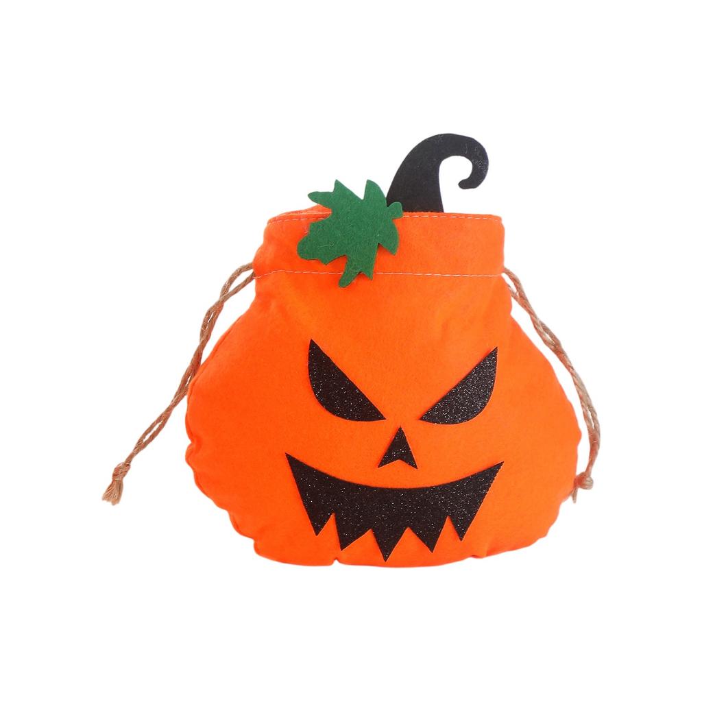 Halloween Decorations Pumpkin Ghost- Face Handbag Ghost- Festival Children's Candy Gift Bag Pumpkin Bag