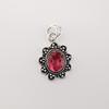 Pink Tourmaline Gemstone 925 Sterling Silver Jewelry Handcrafted Necklace Pendant 1.37" For Thanksgiving CP-40-14