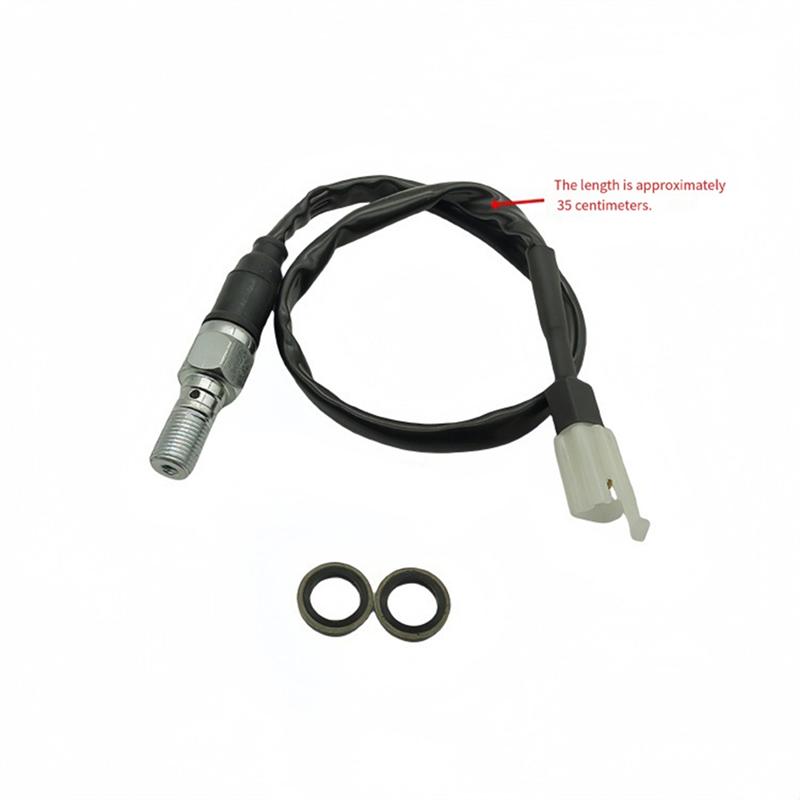 M10x1.00Mm Universal Motorcycle Hydraulic Brake Pressure Rear Light Switch Hollow Bolt