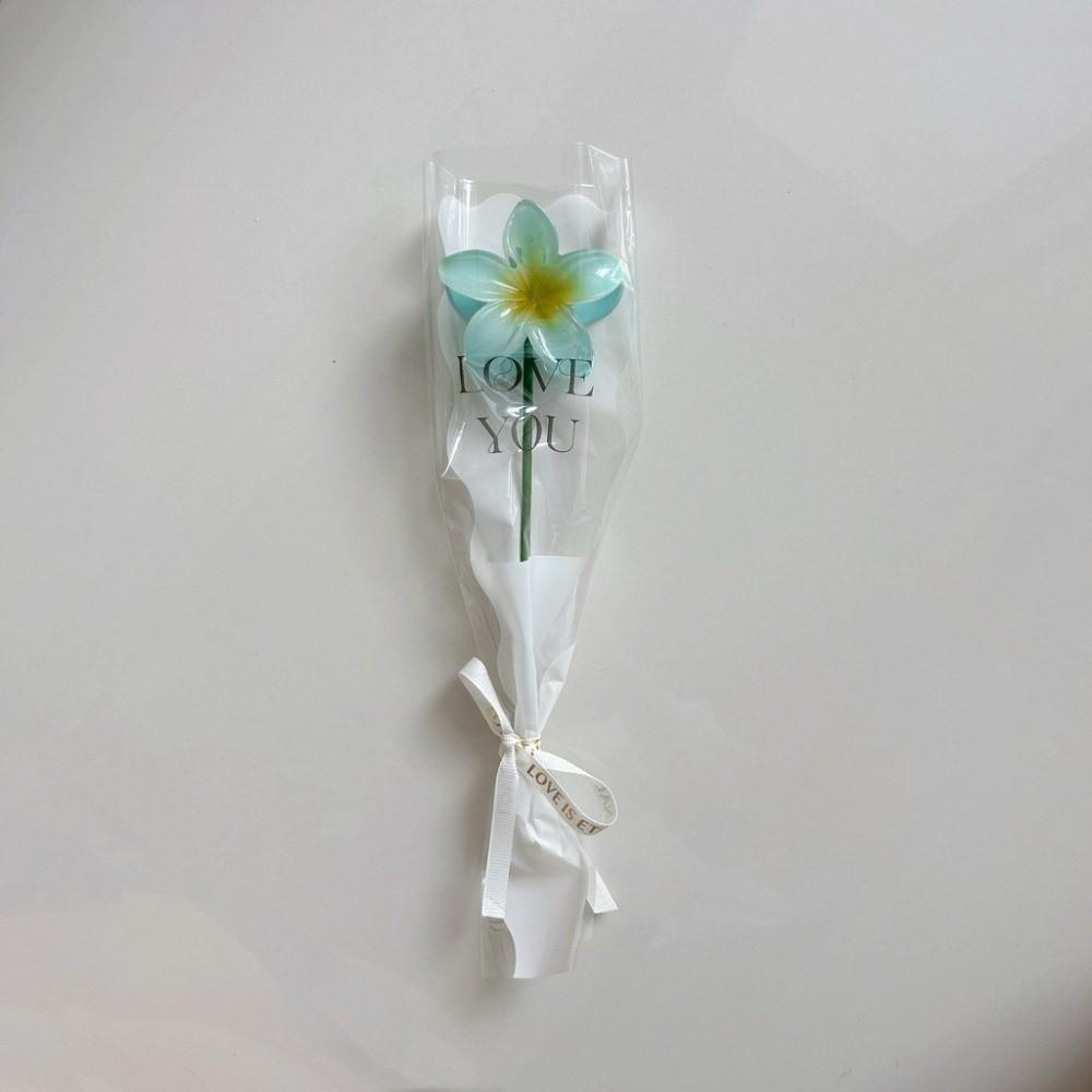 

New Single Flower Plumeria Flower Egg Flower Party Gifts Graduation Mini Bouquet Artificial Flowers Teacher s Day