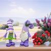 Eye Catching Lavender Gnomes Decor Handcraft Figurines for Spring Summer