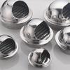 Stainless Steel Exterior Wall Vent Cap: Breathable, Windproof Exhaust Hood for Smoke and Duct Ventilation