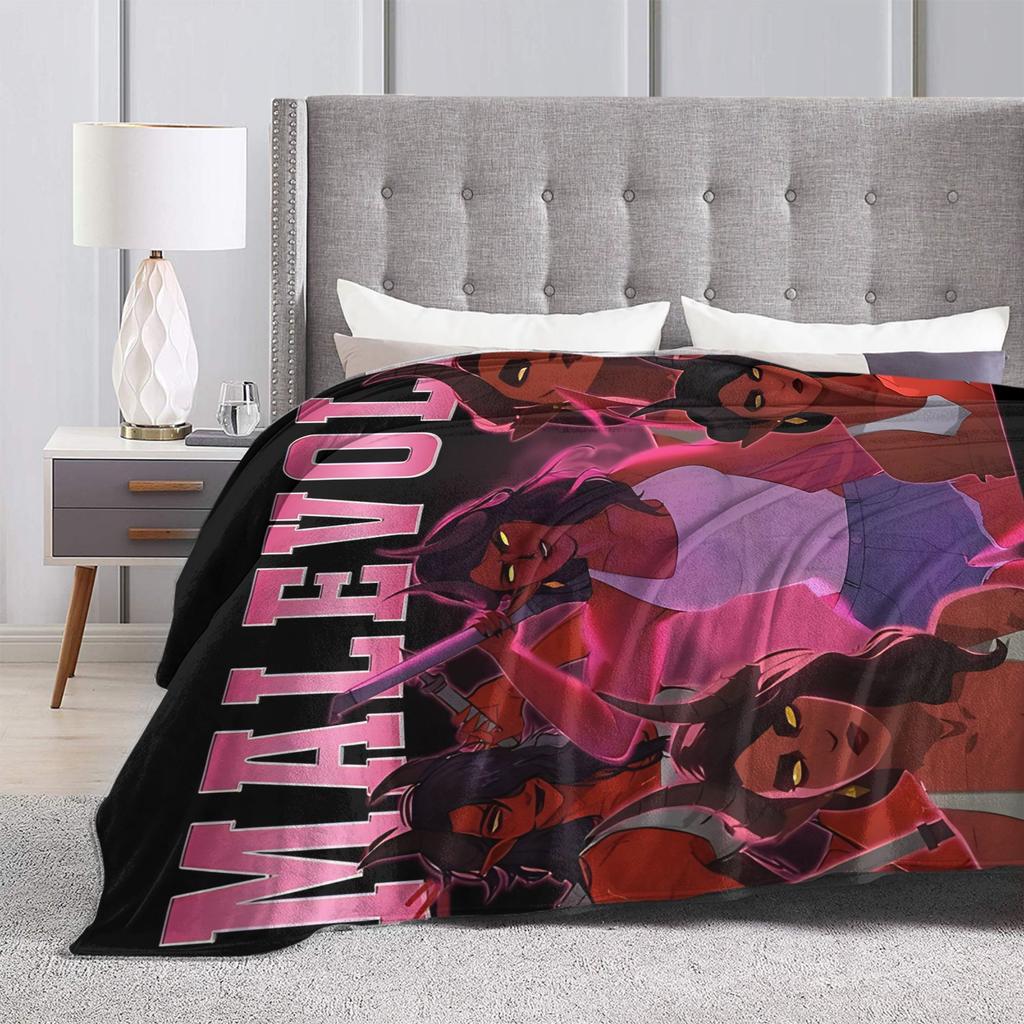 Malevola Dispatch Game Blankets Super Warm Graphic Plush Throw Blanket For Living Room Picnic Flannel Bedspread Bed Cover