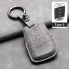 Leather Car Key Case Cover Fob Keychain For Vw Volkswagen Golf 7 Mk7 Tiguan Mk2 For Ateca Leon Fr Ibiza Skoda Octavia Kodiaq