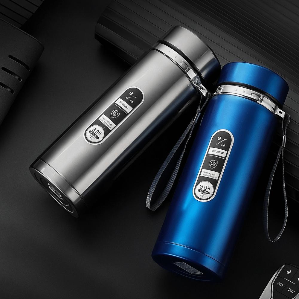 Stainless Steel Vacuum Flask 1000ML Insulated Water Bottle Practical Thermos Bottle  Camping