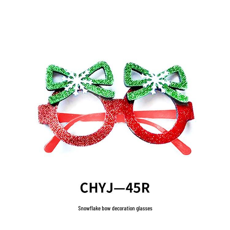 Kreative Weihnachtsbrillen - Weihnachtsmann, Schneemann, Geweih für Erwachsene & Kinder