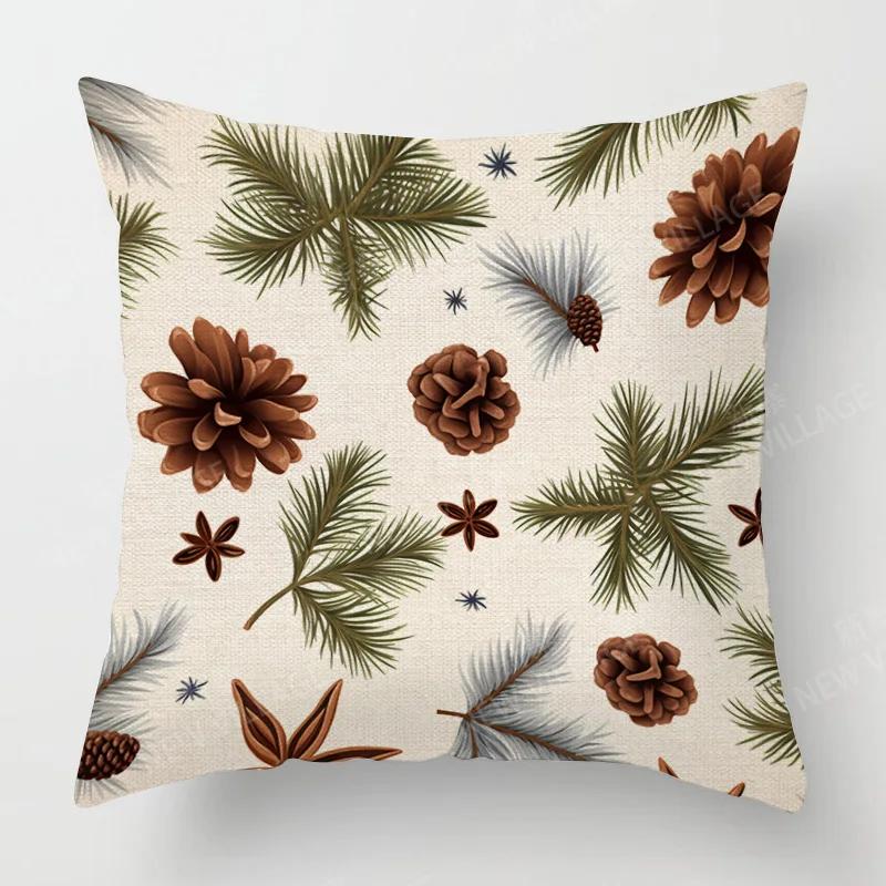Modern Home Living Room Decor Throw Pillow Covers Cushion Sofa 35X35Cm 40X40 60X60Cm 45X45Cm 40*40Cm Pillowcase Merry Christmas