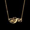 Atoztide Custom Infinity Name Necklace for Women Stainless Steel Jewelry Heart Nameplate Choker Chain Personalized Birthday Gift
