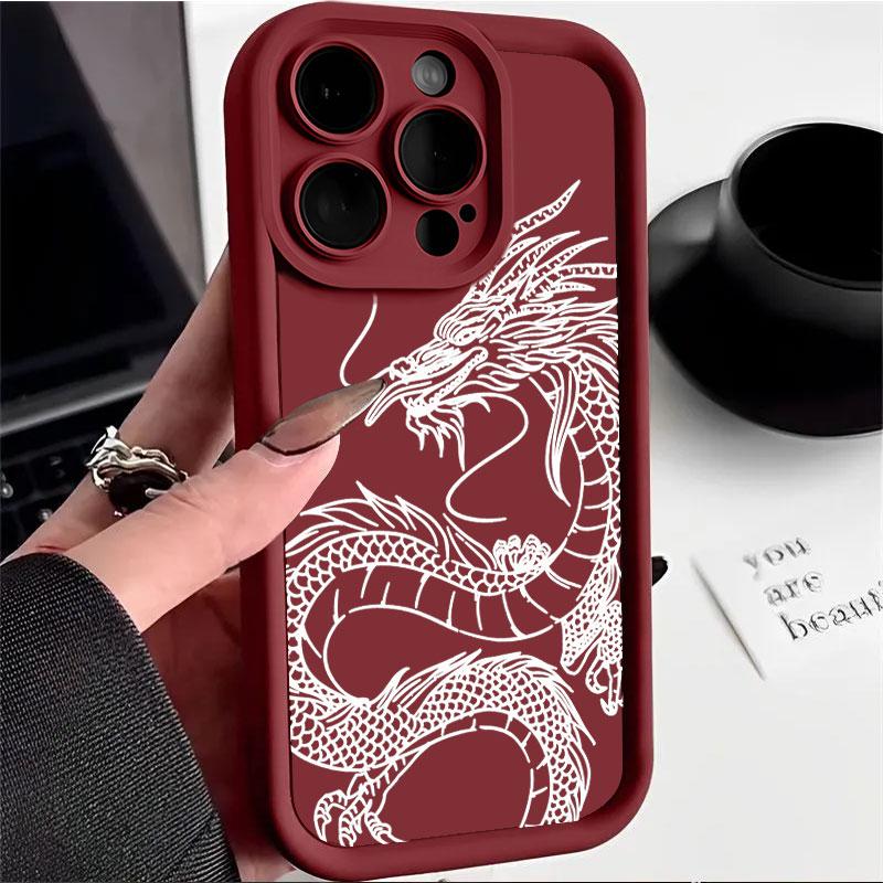 Case For OPPO Realme Note 50 60 60X GT Neo6 SE /GT 6T V60S V50S V50 V60 Funda Shockproof Silicon Soft Chinese Dragon Phone Cover