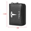 Leather Car Driver's License ID Card Bank Card Wallet Car Styling For Tesla Model 3 Model X S 2016-2023  Model Y Decals TM3 TMX