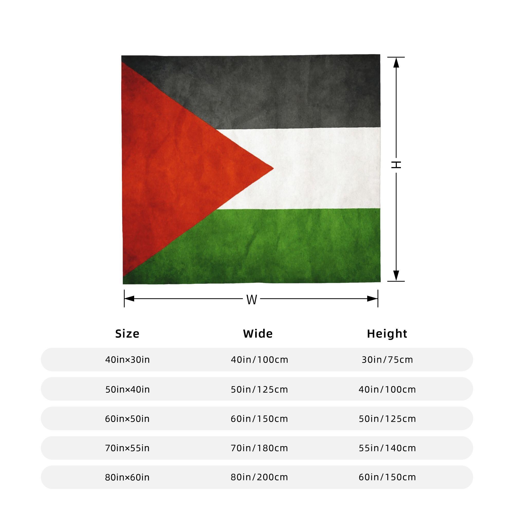 

Jerusalem Flag Flannel Blankets Fashion Throw Blankets for Home 150*125cm Bedspread 75x90cm