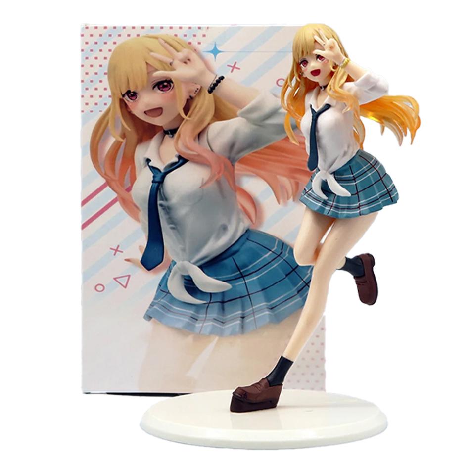 Anime Kitagawa Marin Figure Devil Action Figure Kneeling Pose Kitagawa Adult Model Desktop Ornaments Collection Toy Gifts