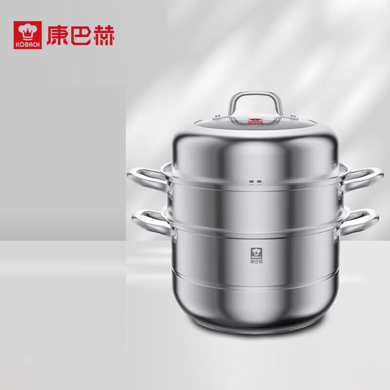 

Пароварка KOBACH 30 см, 3-ярусная, из нержавеющей стали