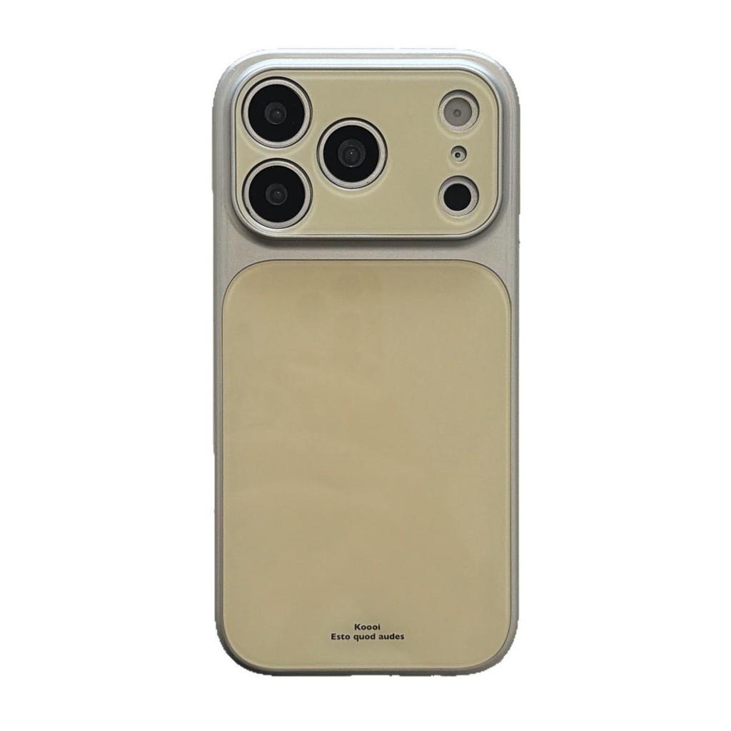 Solid Color Macaron iPhone 17 Pro Max Case with Large Window Drop Protection