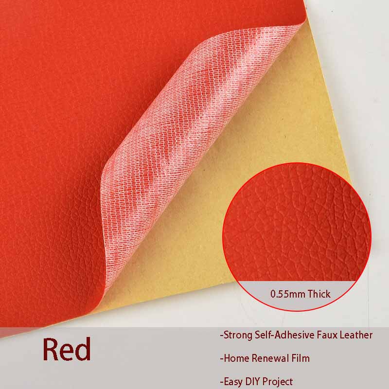 Instant Furniture Repair Film - Strong Self-Adhesive Faux Leather for DIY Sofa Restoration Furniture Resurfacing Resistant Renewal